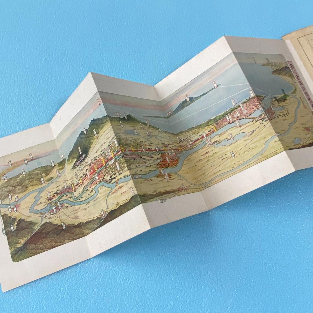 処分 貴重 新潟周辺 新潟電鐵 路線図 鳥瞰図 名所案内 金子高光 昭和8