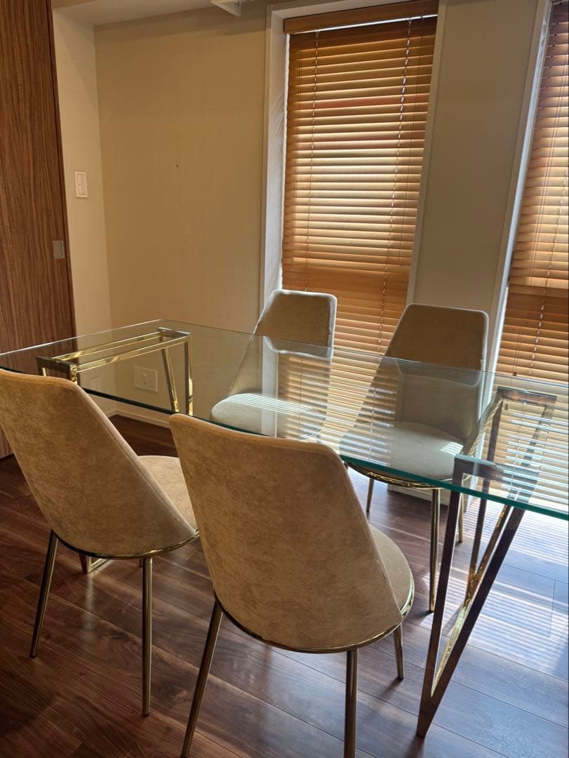 ★*★様 フランフラン　フェリシテ　ダイニングテーブル　チェア　ベージュ　W16