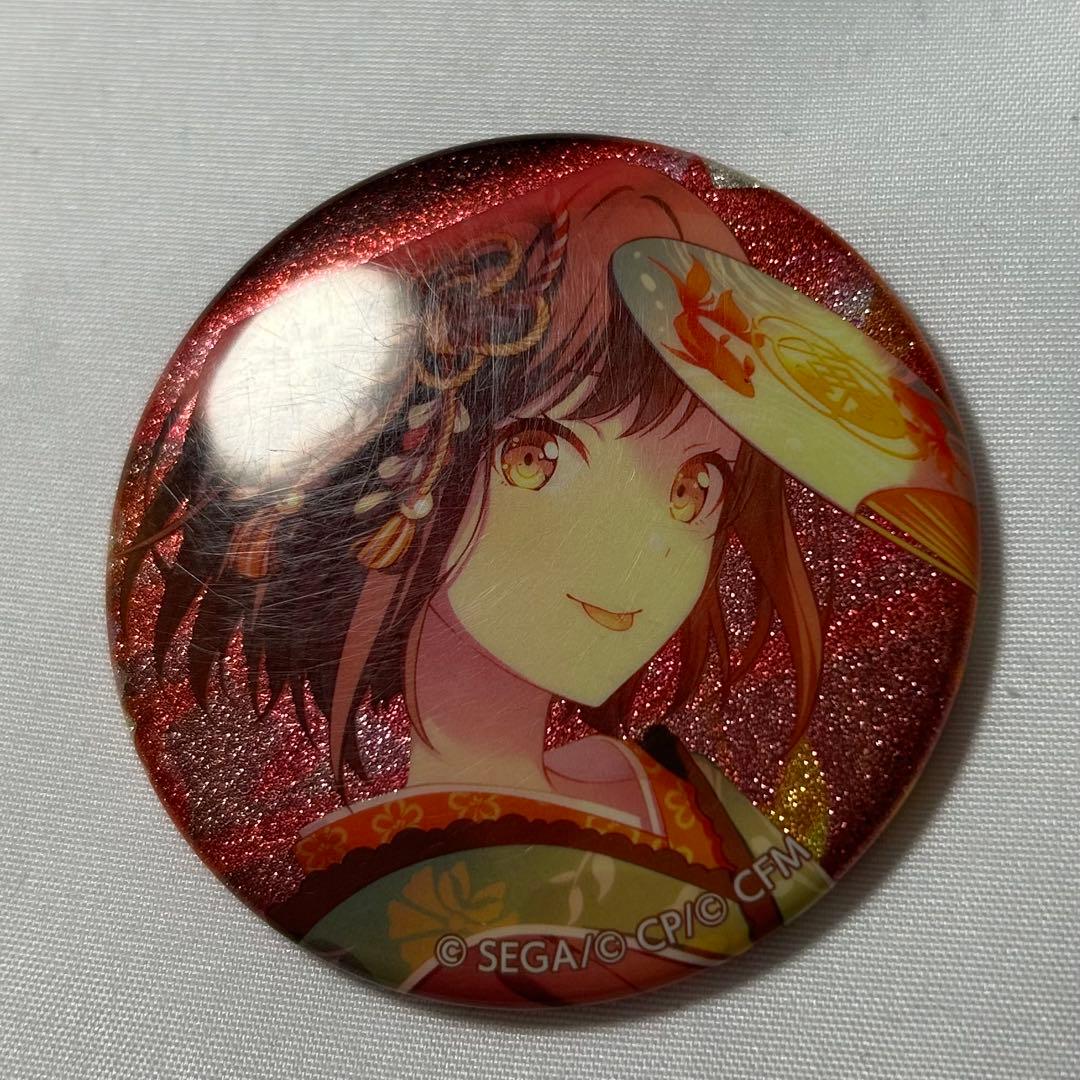 プロセカ 東雲絵名 グリッター缶バッジ 10C 夏祭り - メルカリ