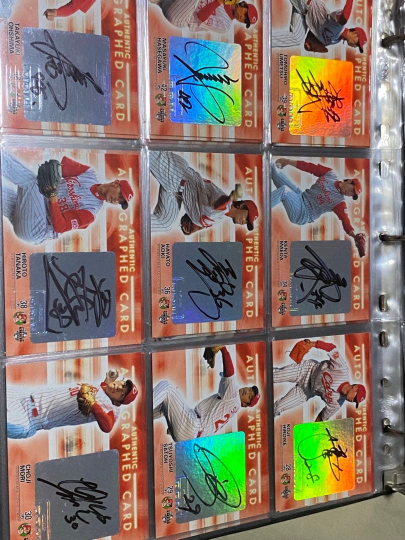 BBM07広島カープ　直筆サインカード　81枚セット　フルコンプ