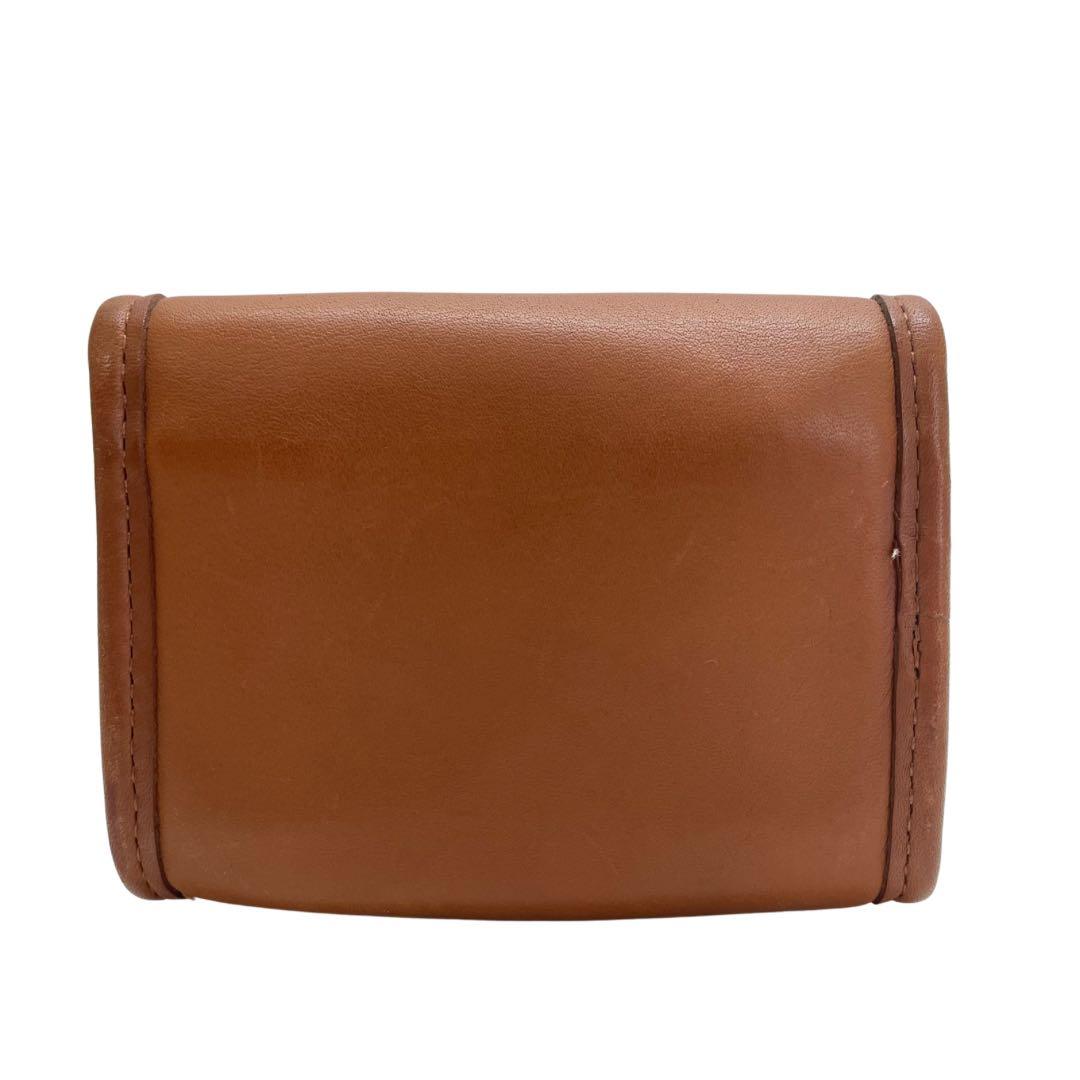 1140 COACH オールドコーチ ケース 小銭入れ フラップ ブラウン