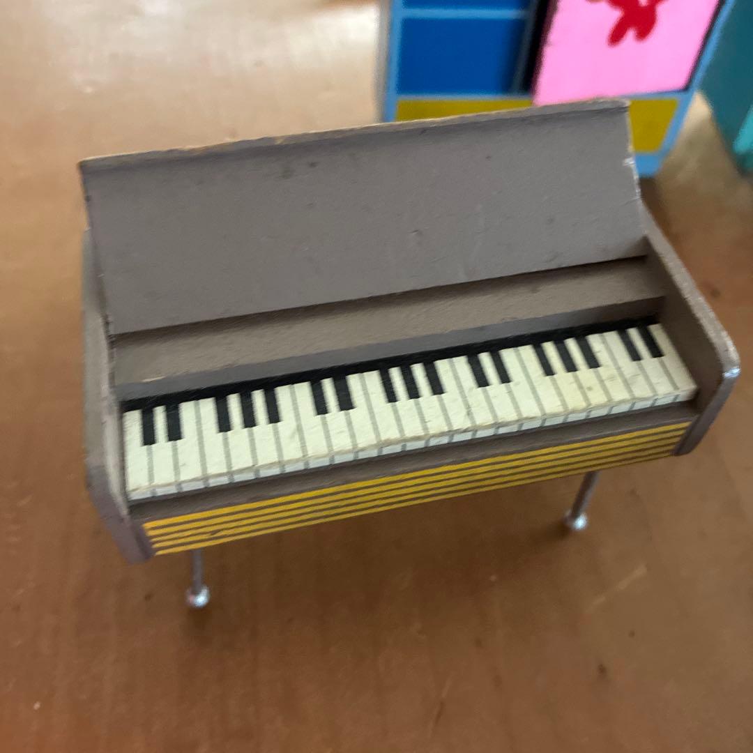 ち*こ様 昭和レトロ木製ミニチュア家具セット