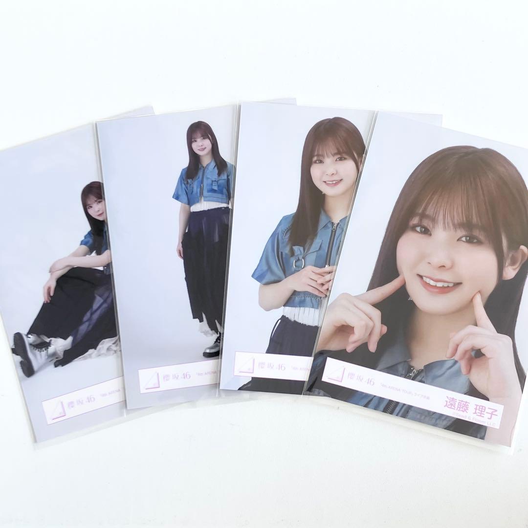 櫻坂46遠藤理子 直筆サイン入り写真4th ARENA TOUR