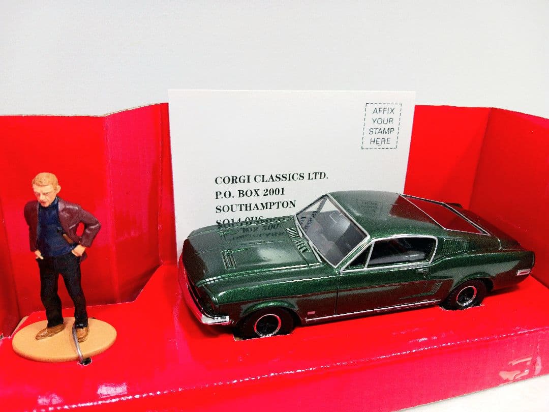 コーギー ブリット マスタング ミニカー