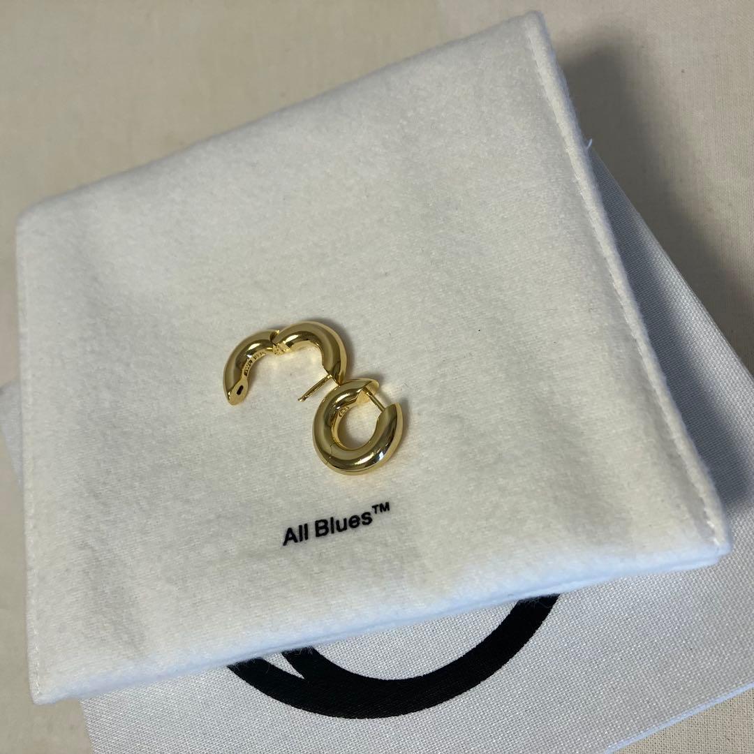 All Blues】Almost Earrings ピアス All Blues フープピアス Almost