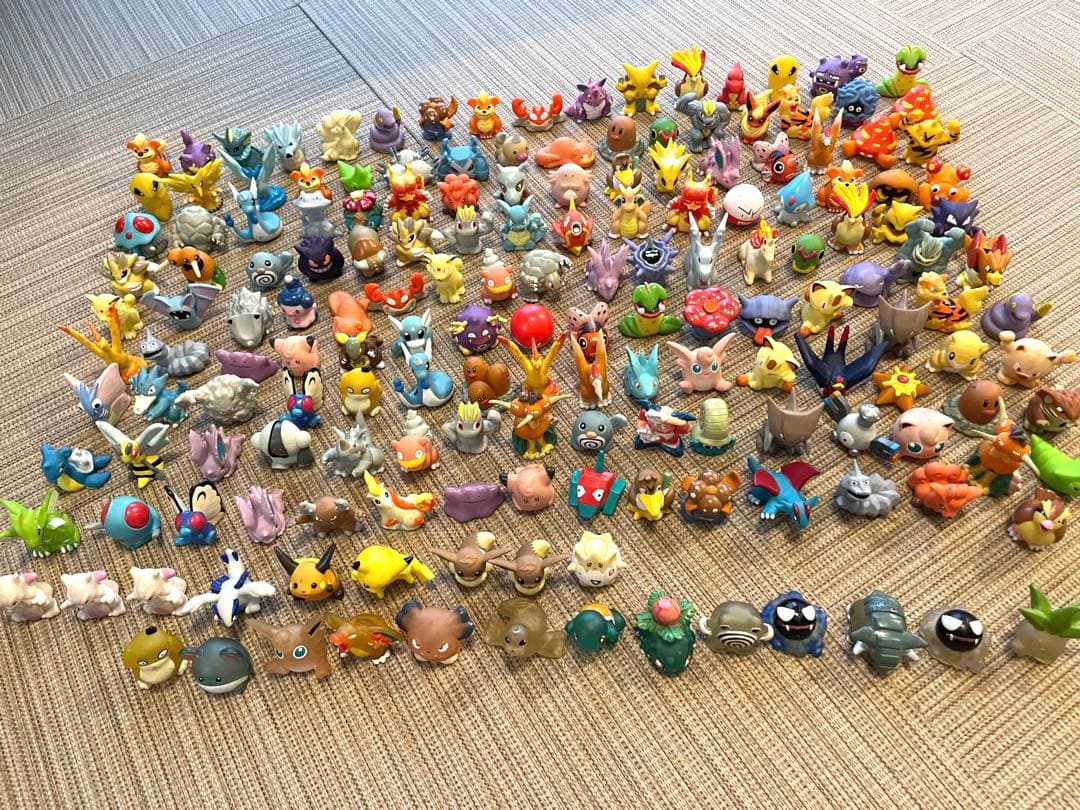 レア】ポケモン 指人形 ゆび人形 初期 170体 クリア有り