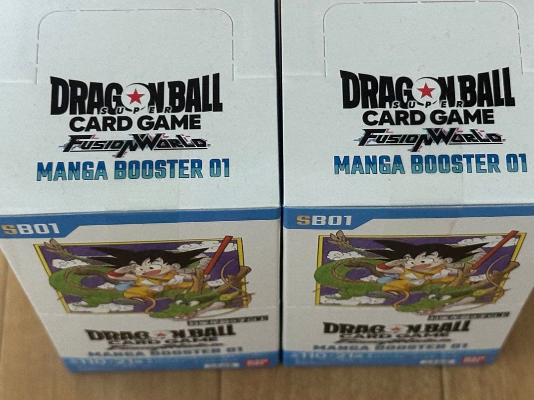 ドラゴンボールカード MANGA BOOSTER 01 2BOX 新品未開封
