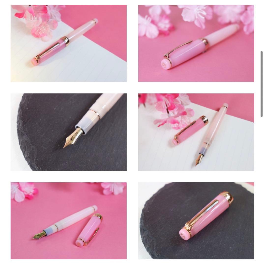 セーラー万年筆限定うさぎや桜だより太字B新品未使用プロギアスリム