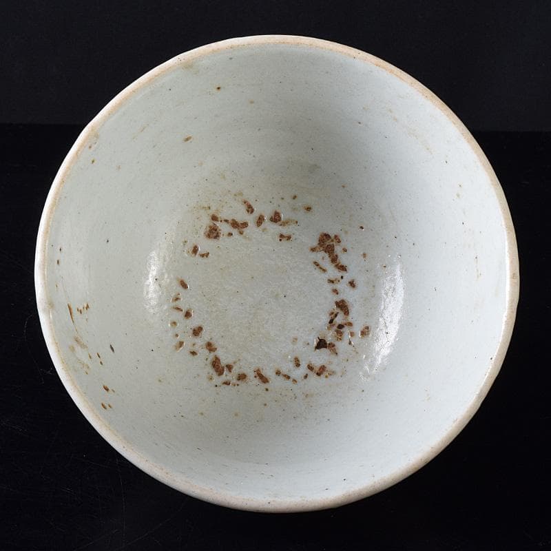 朝鮮美術 李朝 高麗白磁 茶碗 時代箱付 D R8763