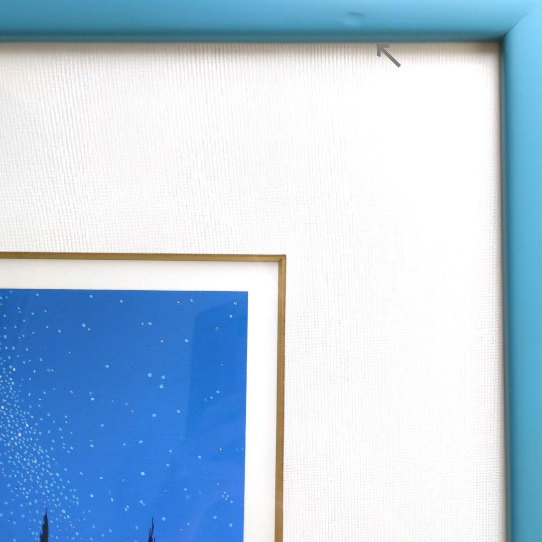 お値下げ* ヒロヤマガタ「スターライト イブニング」直筆サイン 額縁