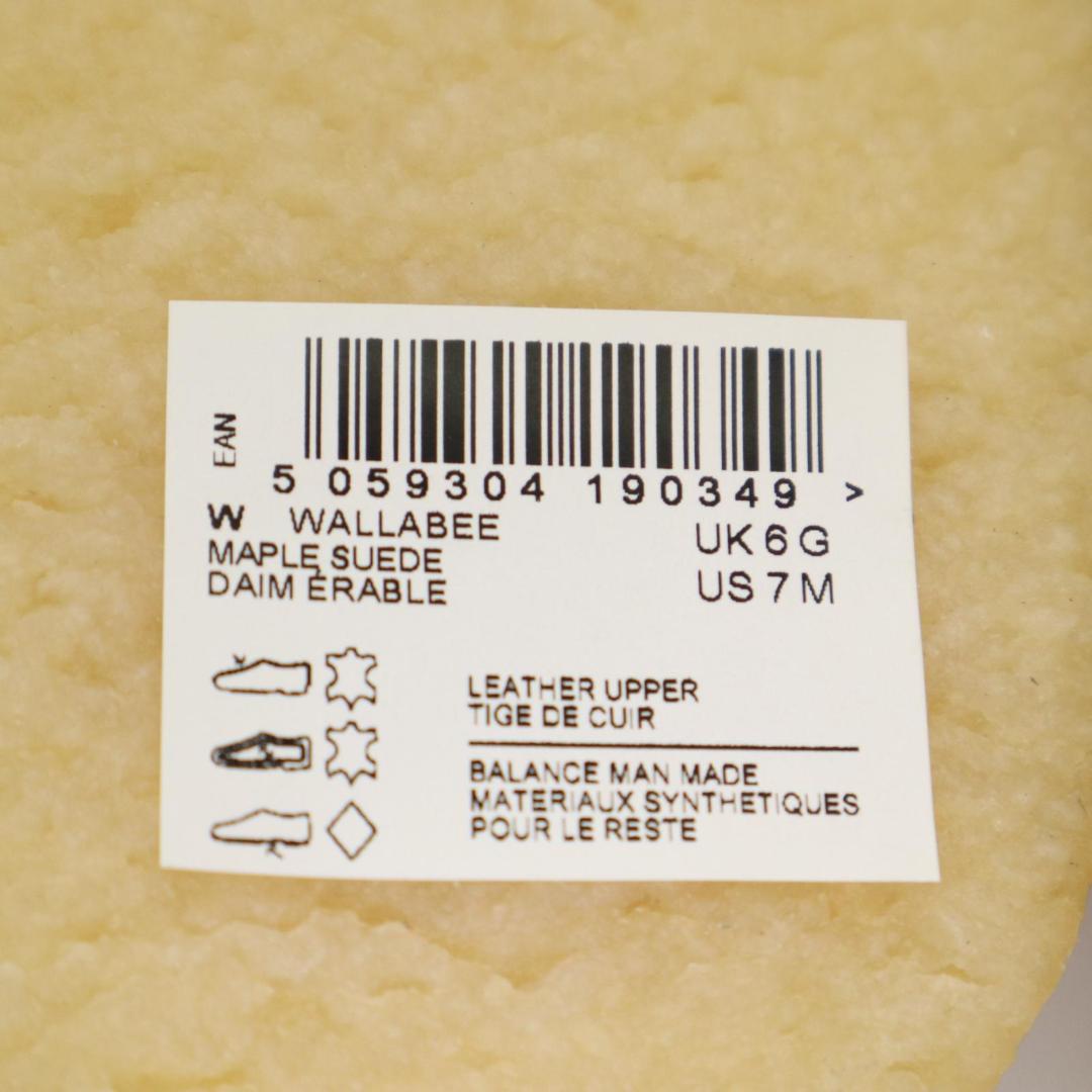 未使用 クラークス 26155515 ワラビー メープルスエード 25.0cm