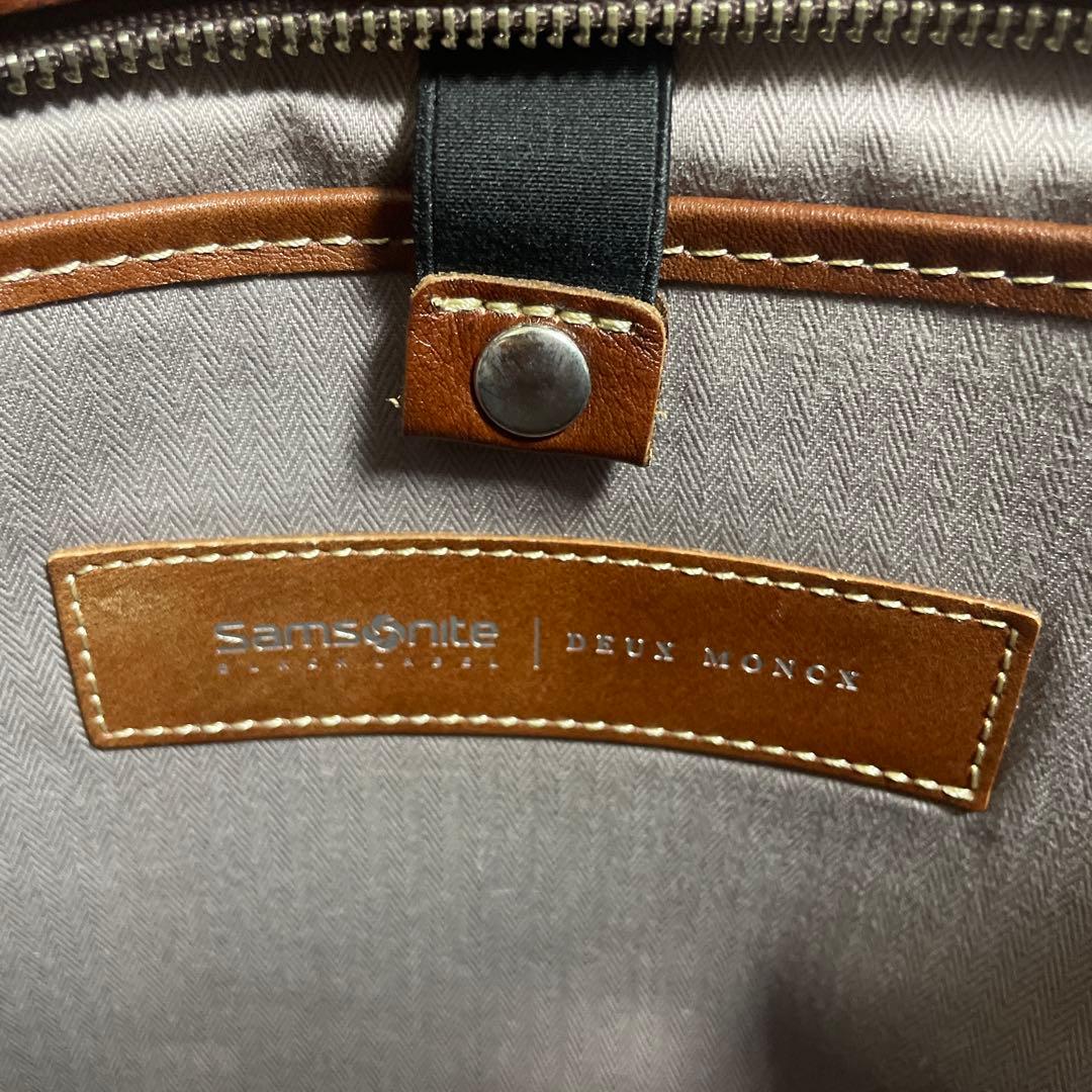 【極美品】 Samsonite DEUX MONCX ブラウン トートバッグ