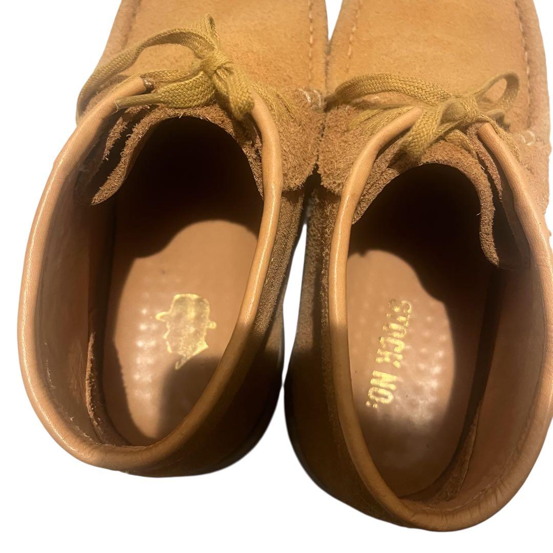 美中古　tomo&co air モカシンブーツ　スニーカー　厚底　28 スエード