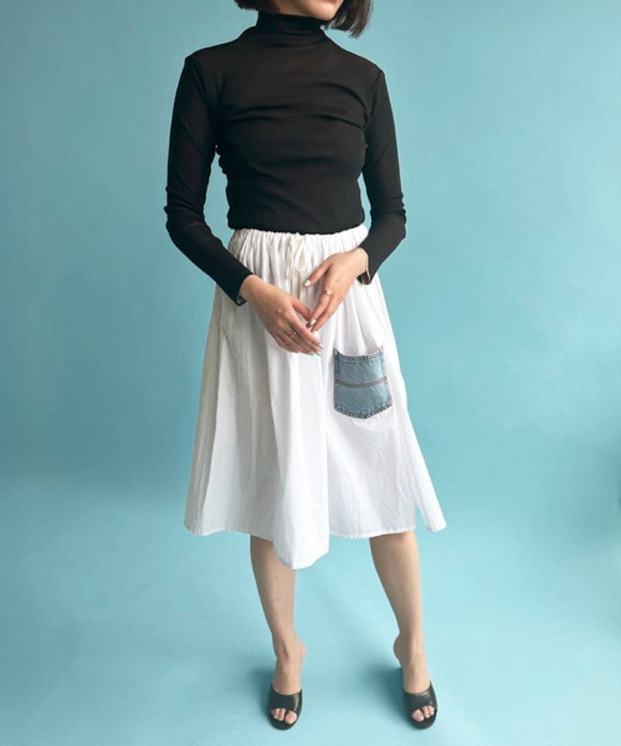 EDIT. FOR LULU 【ギマガス】 BAGGY MIDI SKIRT