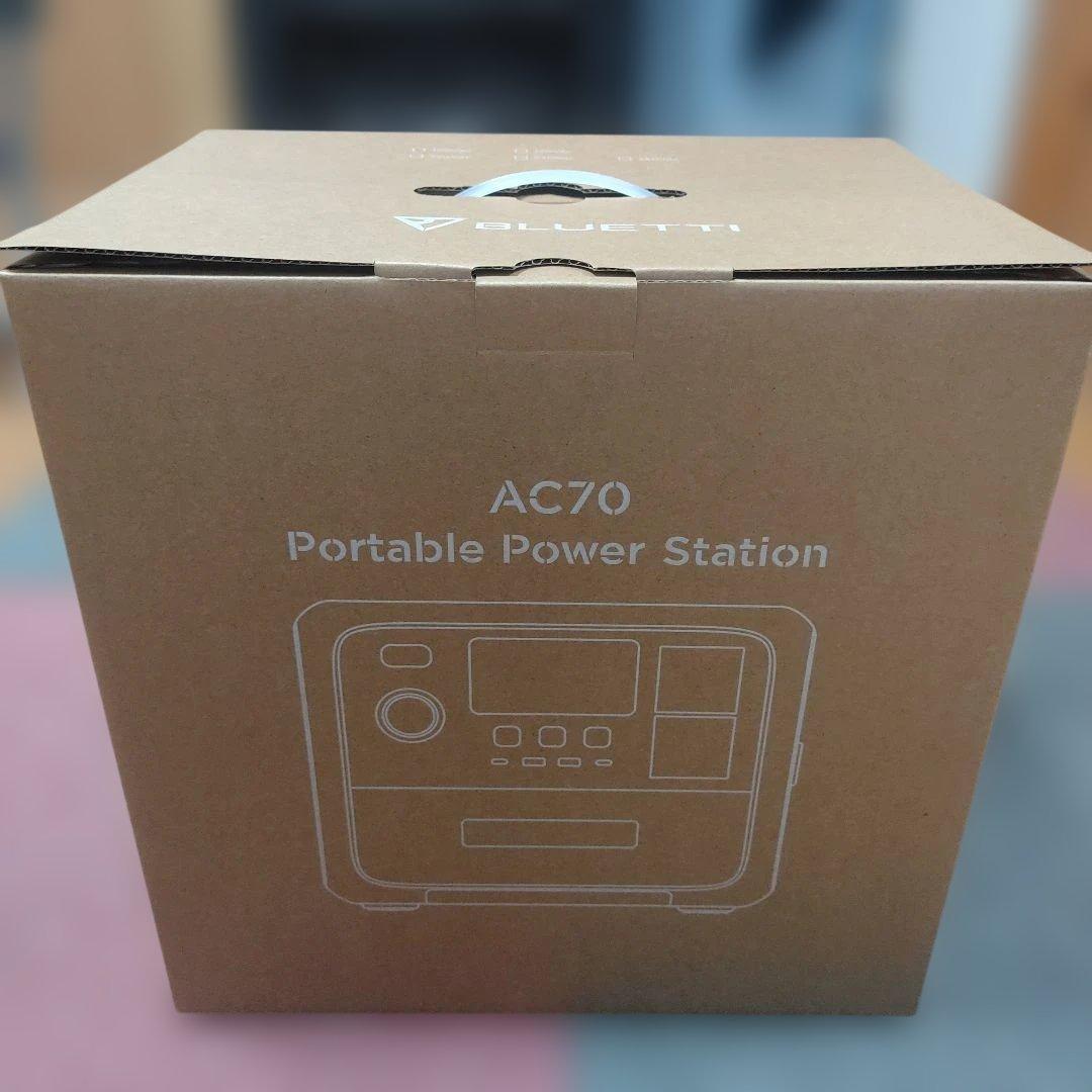 BLUETTI AC70 ポータブル電源 BLUETTI AC70P 864Wh/1000W ポータブル電源 ブルーティー リン酸鉄
