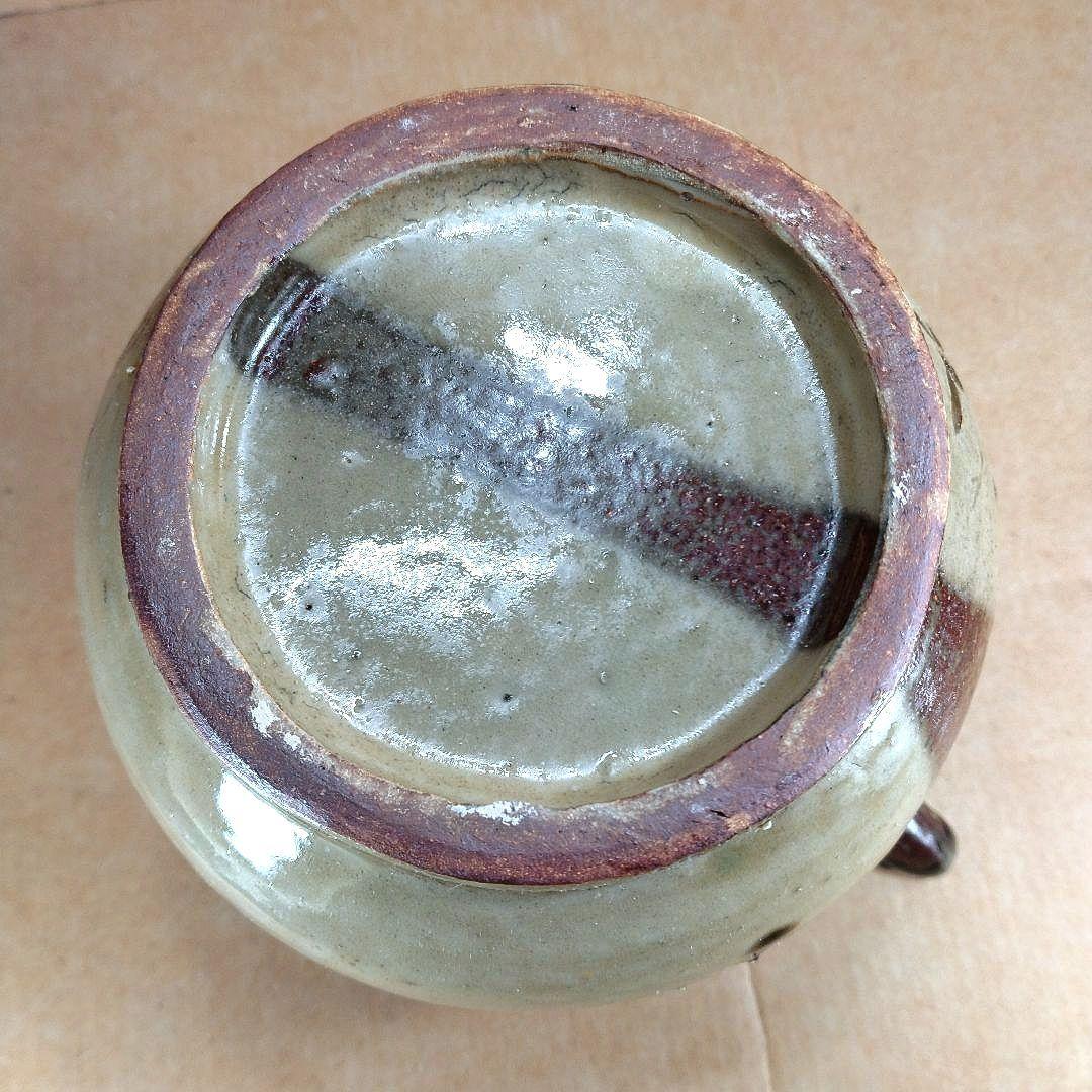 【本物保証】金城次郎 壷屋焼 カラカラ(笑う魚,魚文) 共箱 栞 人間国宝 美品