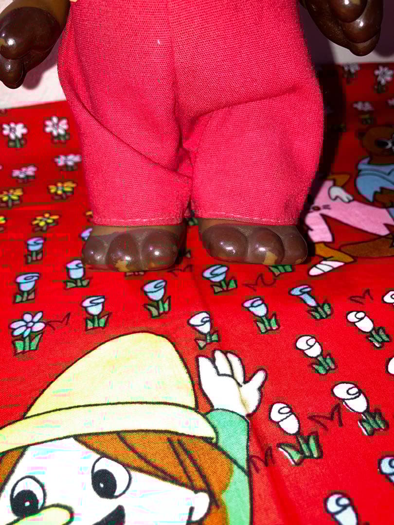 にこにこぷん　じゃじゃまるソフビ人形 昭和レトロ　当時物