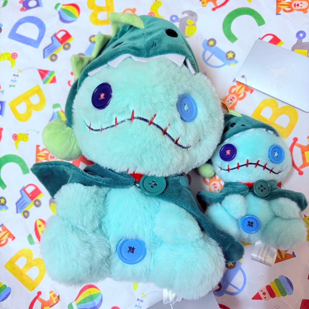 ディズニーストア　スクランプ　ぬいぐるみ&キーチェーン　PAJAMA