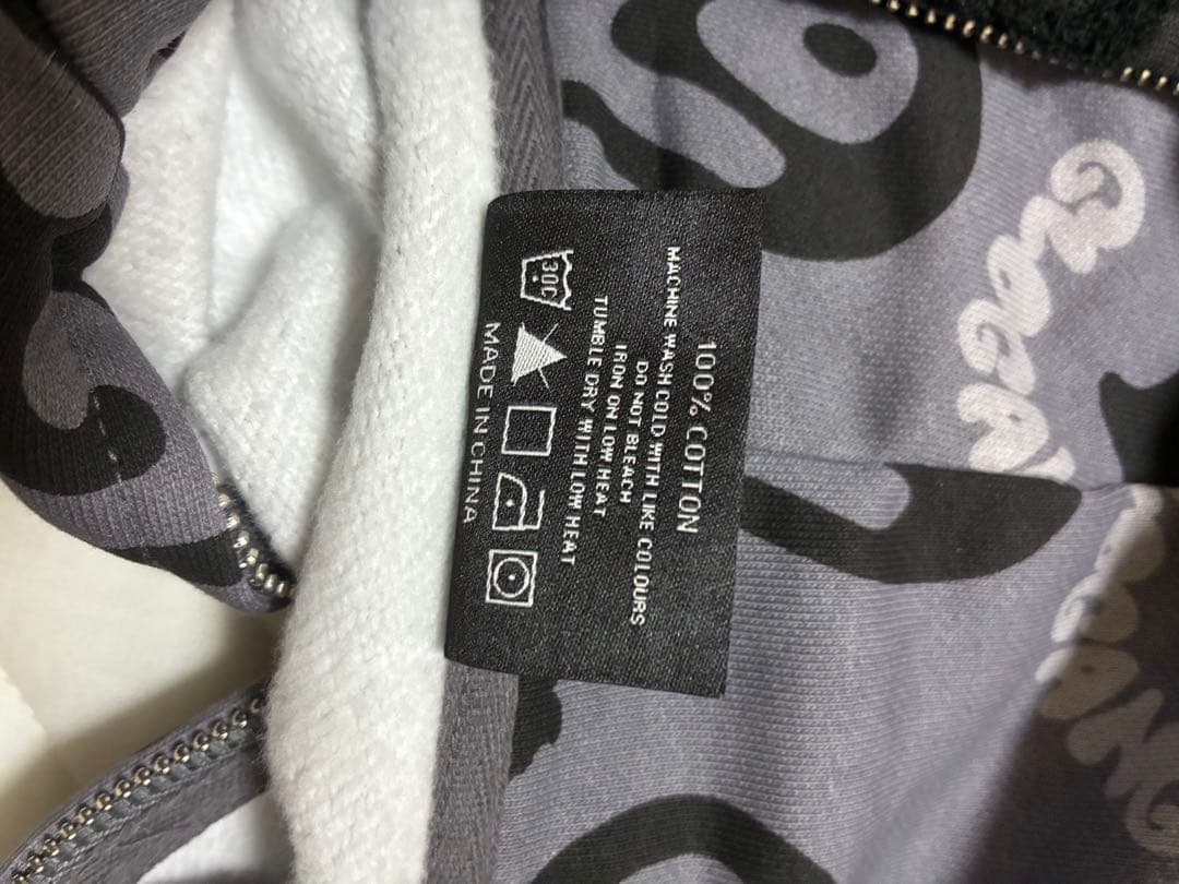 GLOGANG グレー パーカー Sサイズ グローギャング