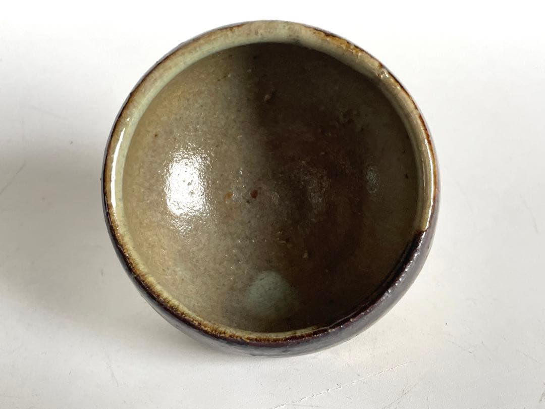 陶芸家 人間国宝 濱田庄司 浜田庄司 盃 ぐい呑 酒器 益子焼 晋作識