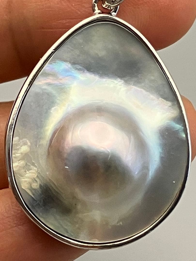 ミニー様専用⭐️ 奄美大島産 マベパール ペンダント ネックレストップ 925