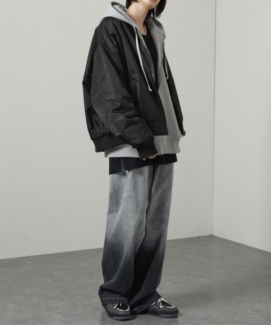 Alfred Alex】リバーシブルボンバースカジャンMA-1 - メルカリ