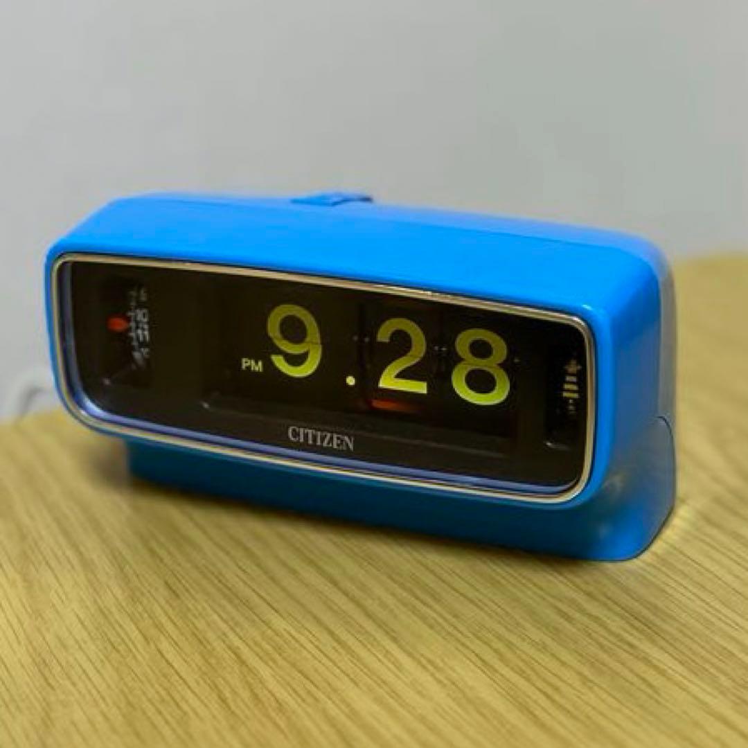 【メンテ済・動作正常】美品！CITIZENパタパタ時計 リーフタイム013 整備済み動作正常】美品！CITIZENパタパタ時計 リーフタイム013 メンテ
