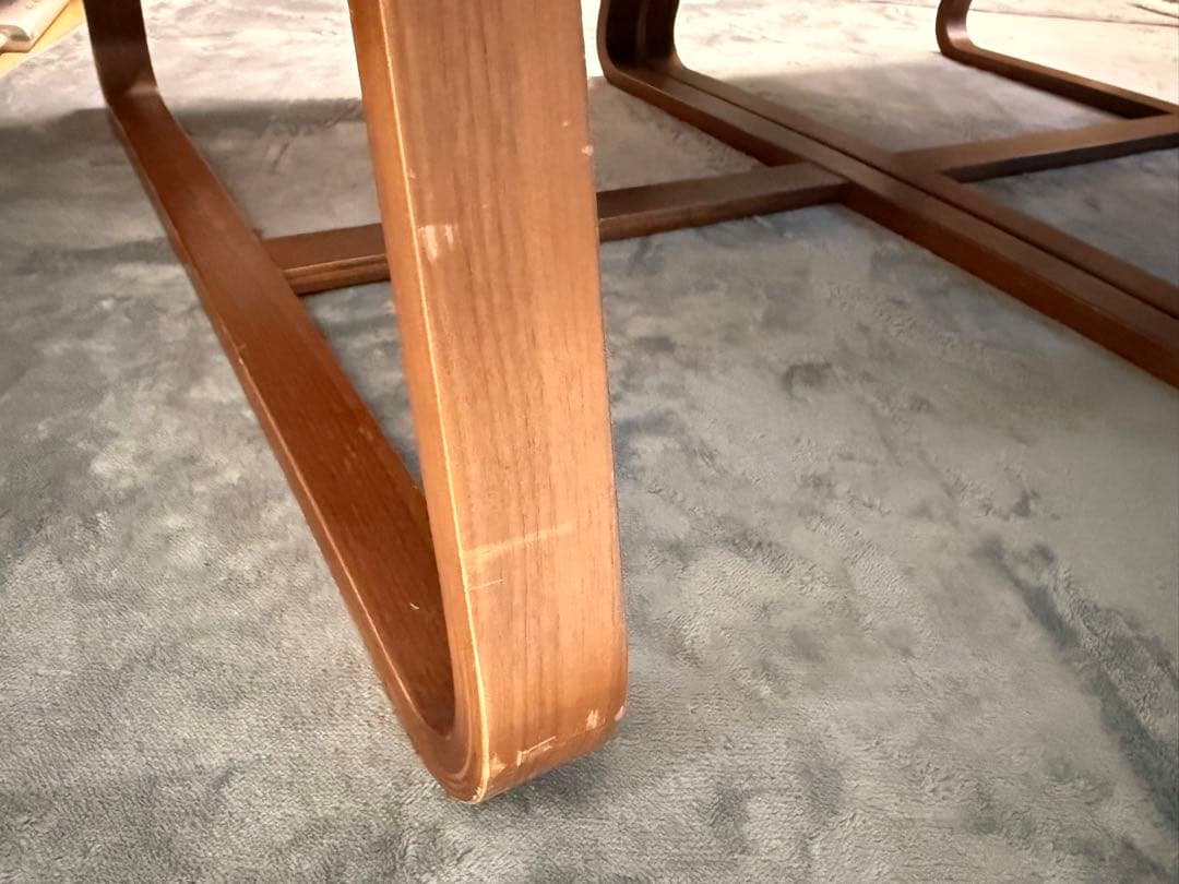 値下げ！！無印良品 リビングでもダイニングでもつかえる テーブル&チェアー2脚