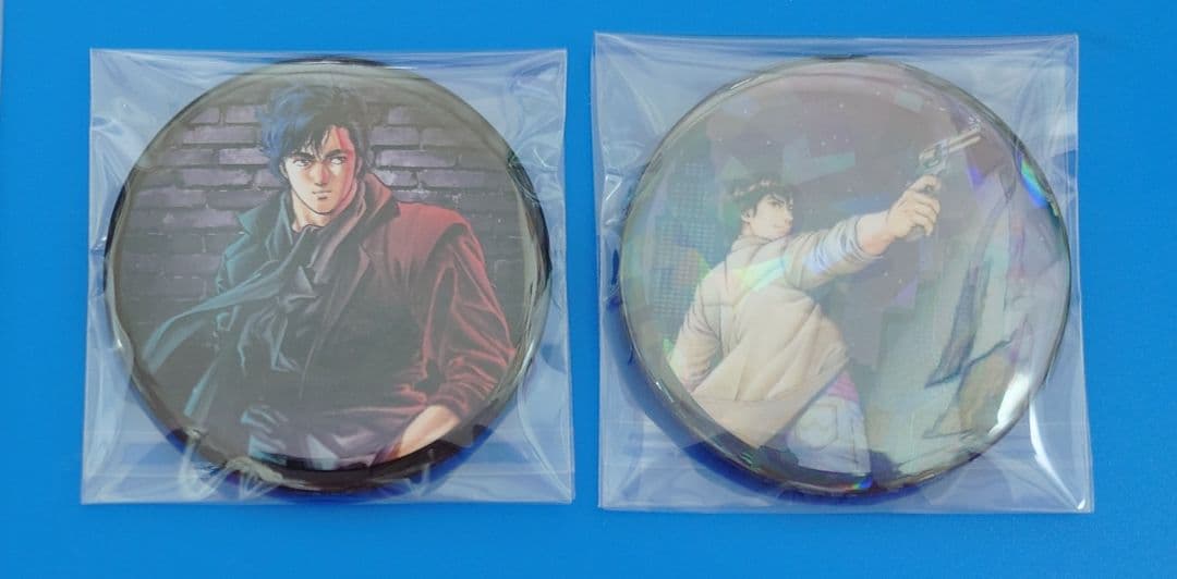 シティーハンター 40周年記念 フォト風カードコレクション 缶バッジ