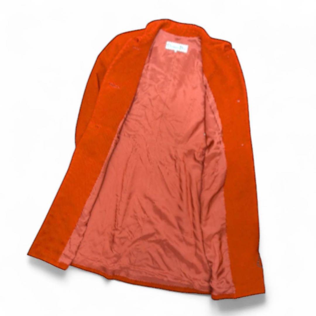 美品 Christian Dior チェスターコート ウール アンゴラ チンチラ 美品