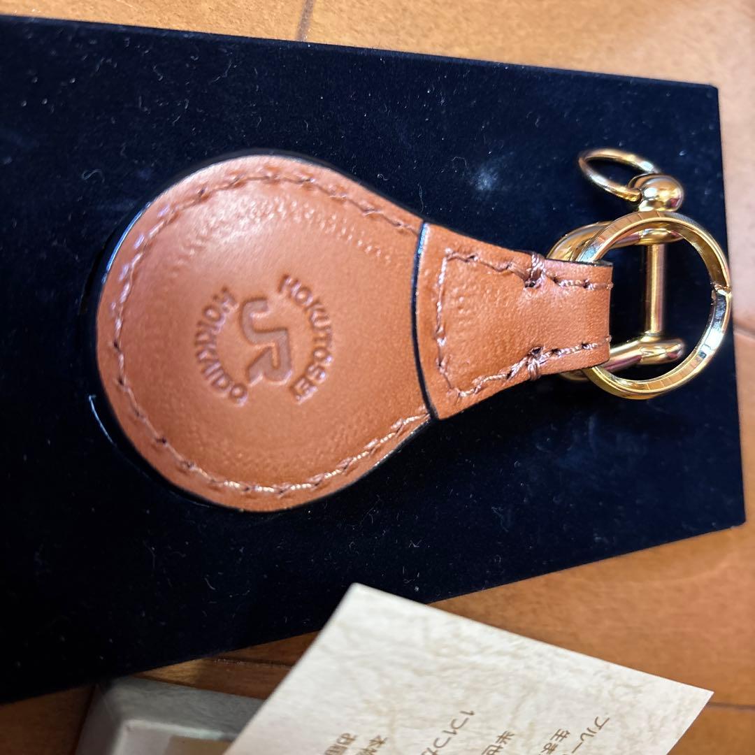 JR 北海道 寝台特急北斗星 乗車記念 本革 牛革製 キーホルダー 希少品