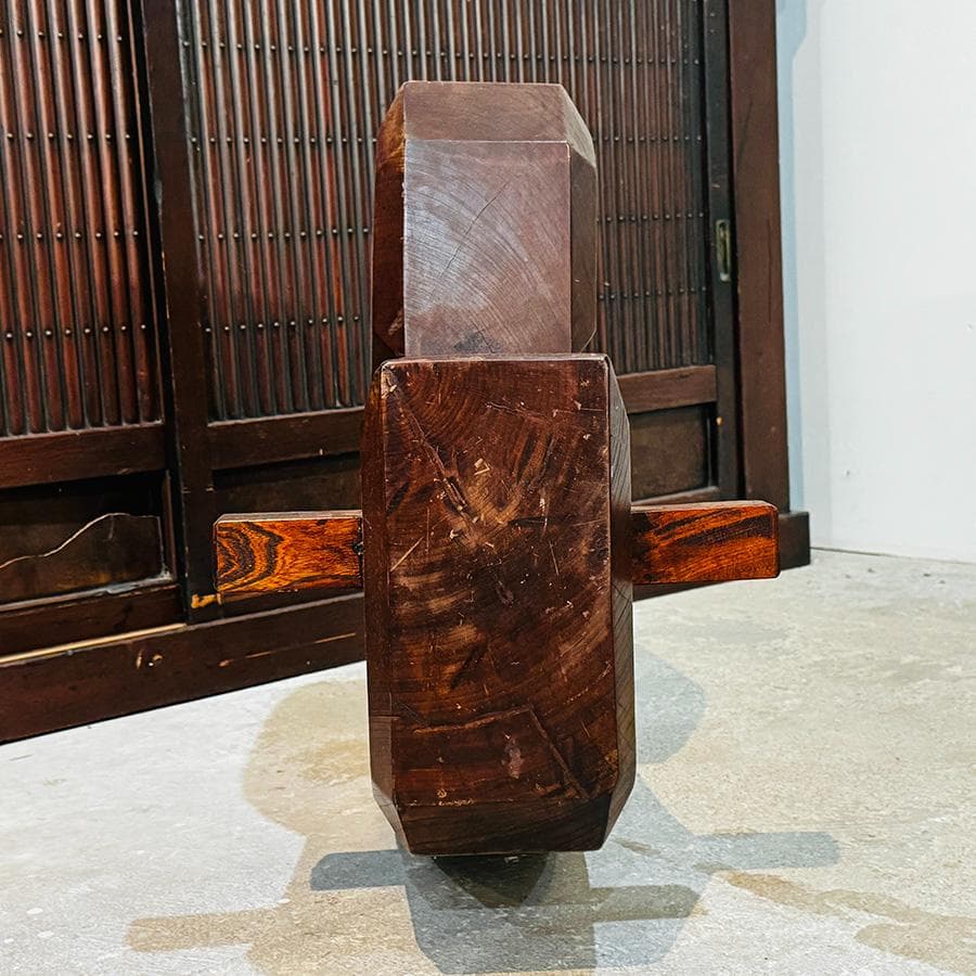 欅製 空鉤 52×65cm 囲炉裏道具 自在鉤 自在駒 古民芸