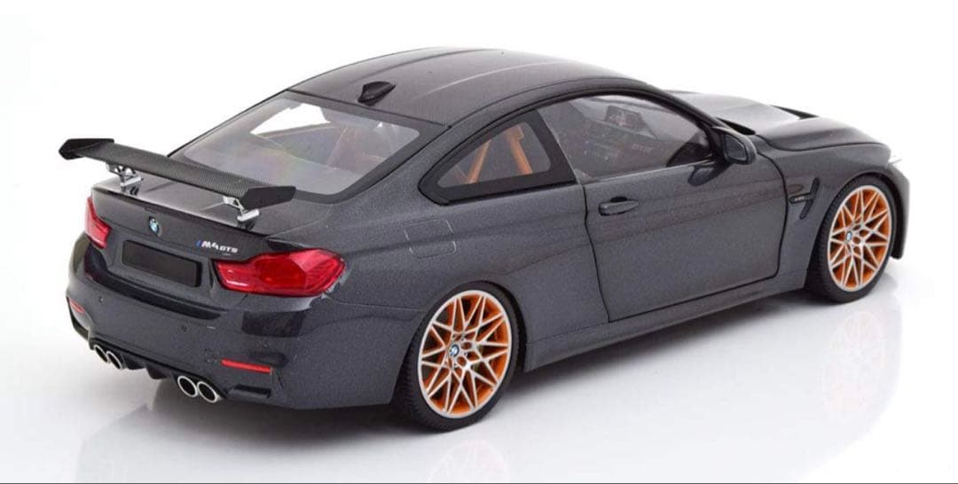 ミニチャンプス 1/18 BMW M4 GTS 2016 ダークグレー