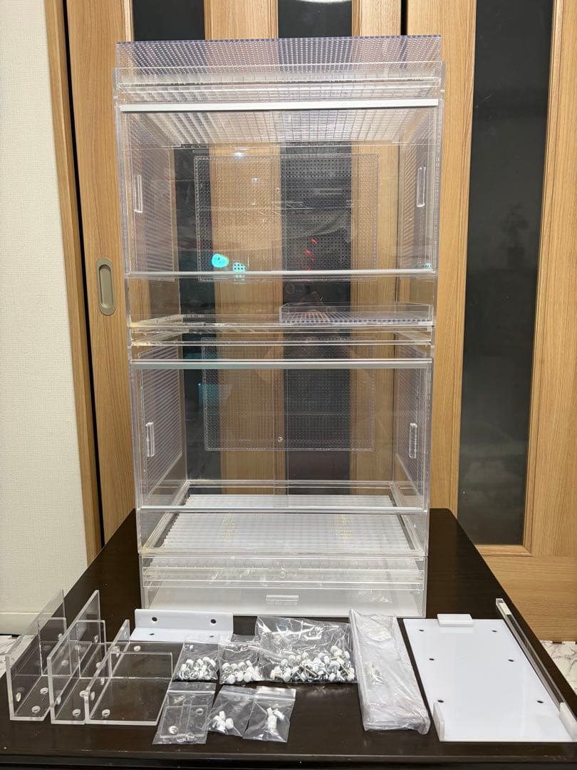 【使用済】ねくすとショップ　アクリルケージ 使用済】ねくすとショップ アクリルケージ