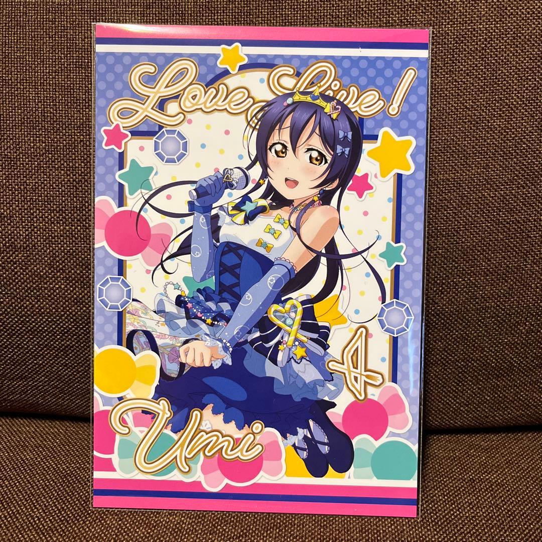 ラブライブ μ's 虹ヶ咲学園キッチンカー6周年記念 ポストカード 園田海