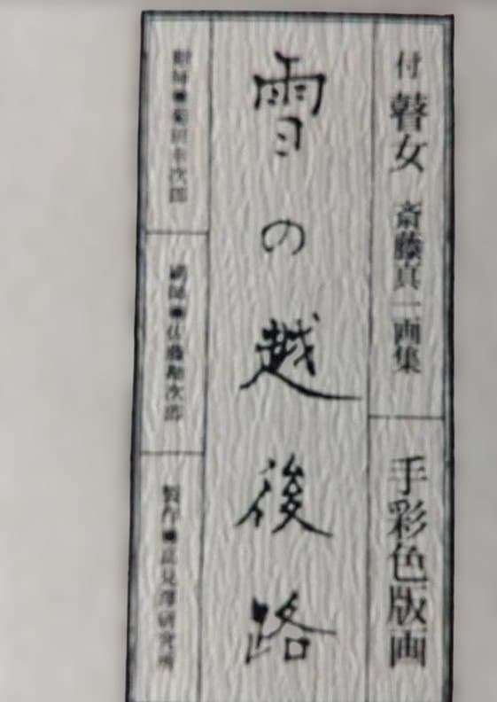 蛙女 斉藤真 画集斉藤真一 画集