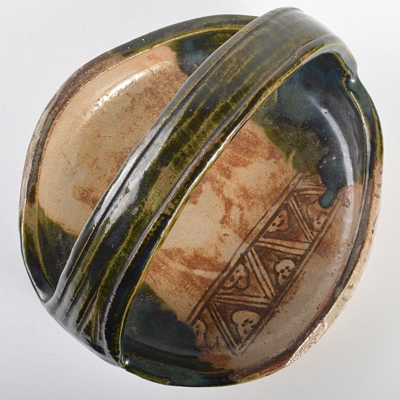 北大路魯山人作 織部焼 手鉢 黒田陶々庵識箱 M R6736 - メルカリ