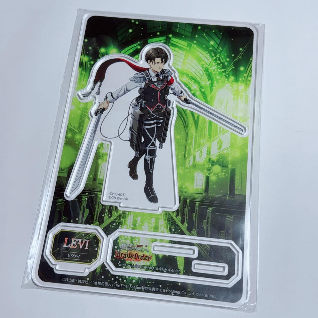 ブレオダ　リヴァイ　アクスタ 進撃の巨人 リヴァイ ブレオダ 浮世装束 アクスタ - メルカリ