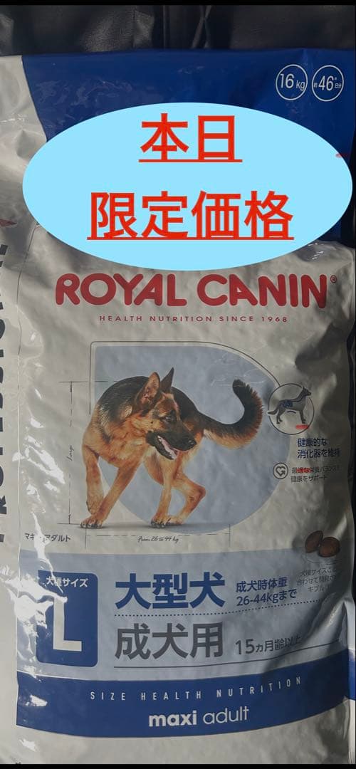 ロイヤルカナン マキシアダルト16kg - メルカリ