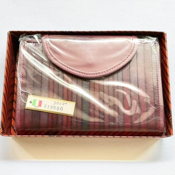 ダグネグロ　高級トランプセット　イタリアンレザーケース・ボールペン・メモ　レッド