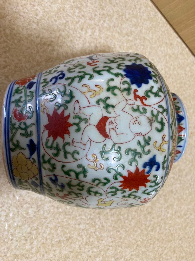 大明萬暦年制   六角  瓶 中国古玩 大明萬暦年制 六角 瓶 中国古玩 大明萬暦年制 六角 瓶 中国古玩