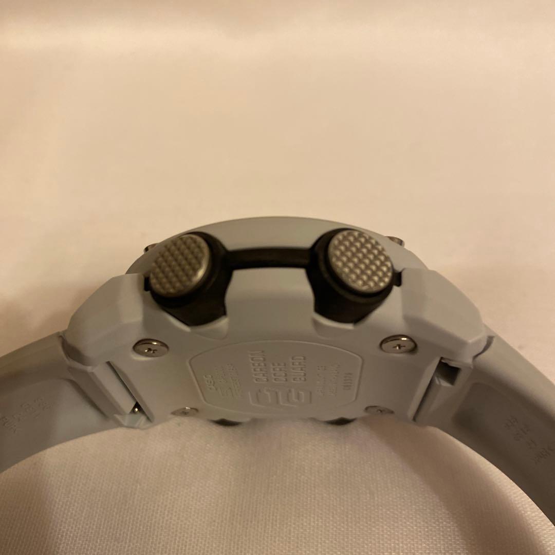 【美品】CASIO G-SHOCK アナデジ腕時計 ライトグレー　箱付き