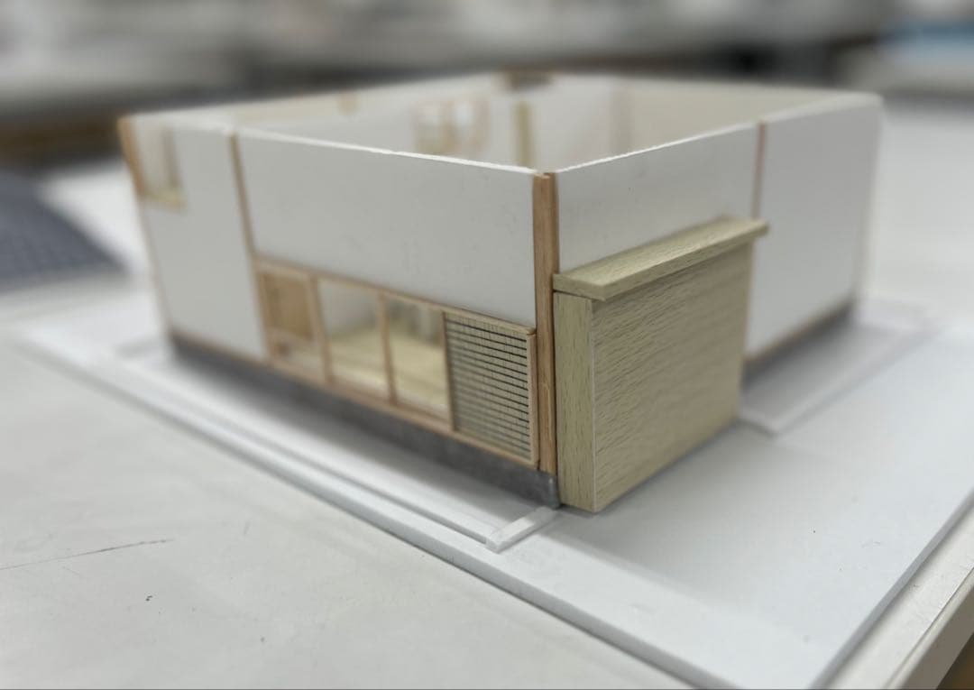 篠原一男 白の家 模型 1/50