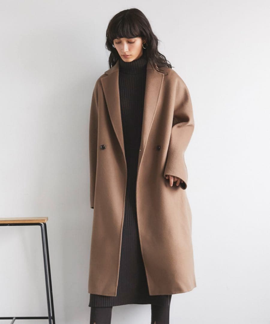 美品 ガリャルダガランテ オーバーサイズチェスターコート ブラウン