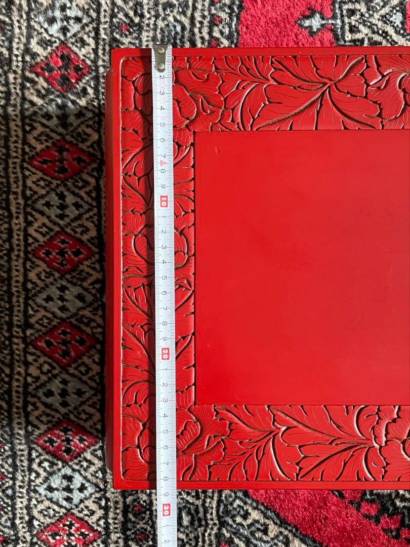 【希少品】村上木彫堆朱 花台