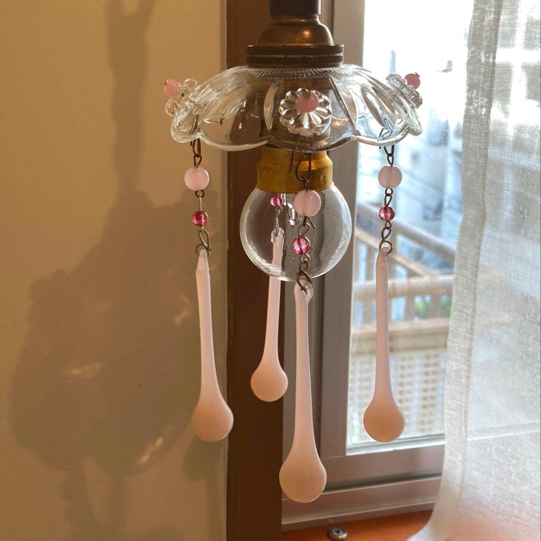 ミニシャンデリア 1920年 （オパールセント）フランス アンティーク