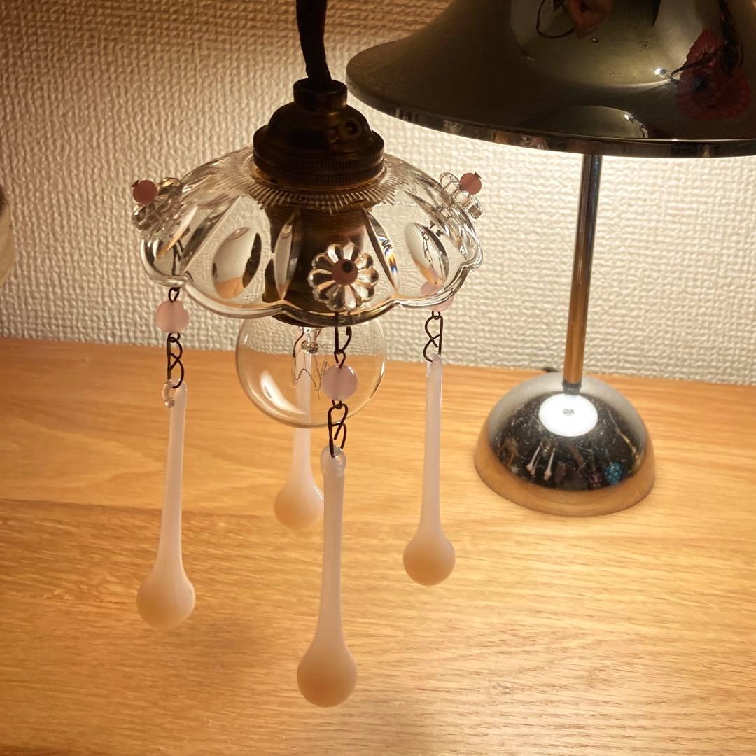 ミニシャンデリア 1920年 （オパールセント）フランス アンティーク