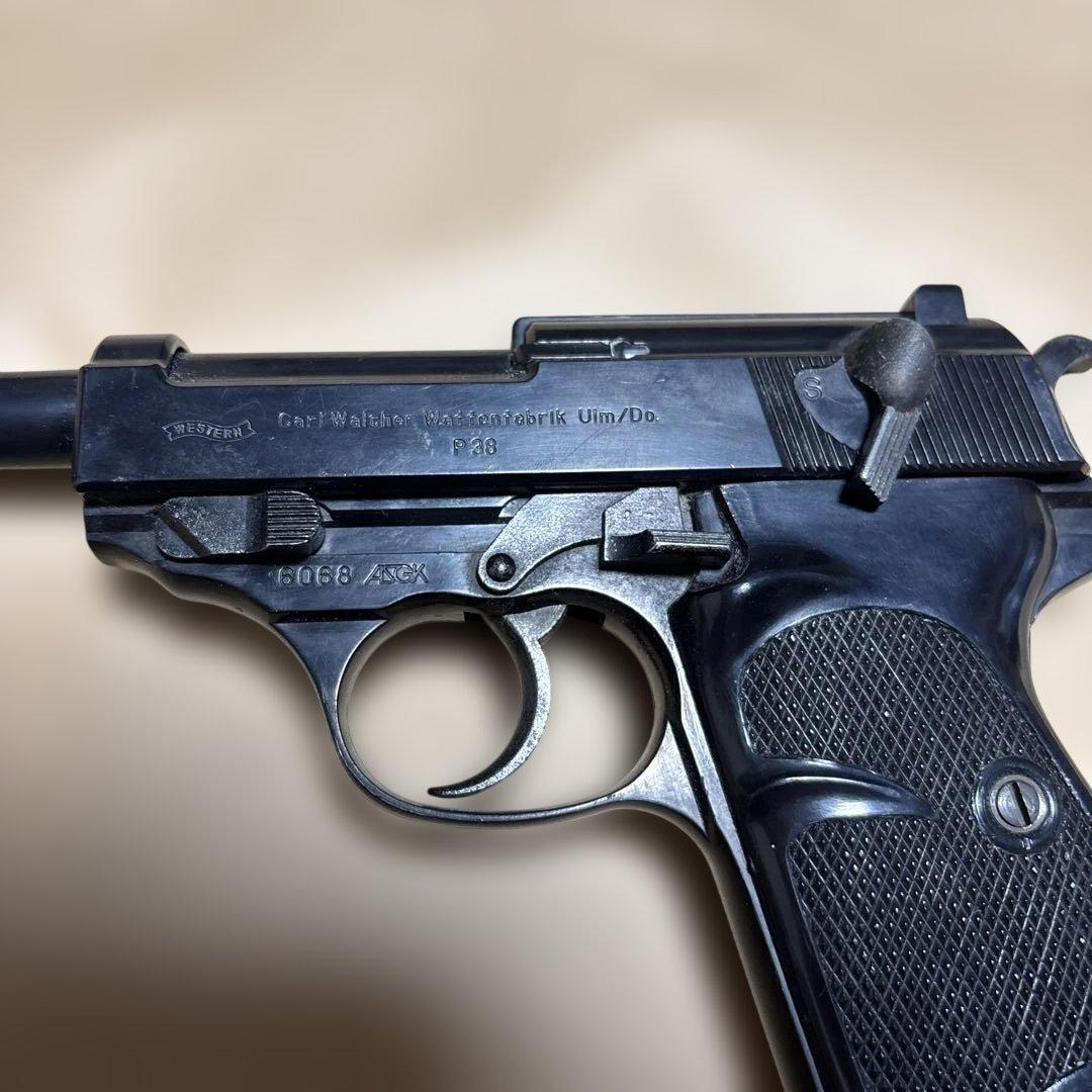 【ウェスタンアームズワルサーP38】固定式ガスガン