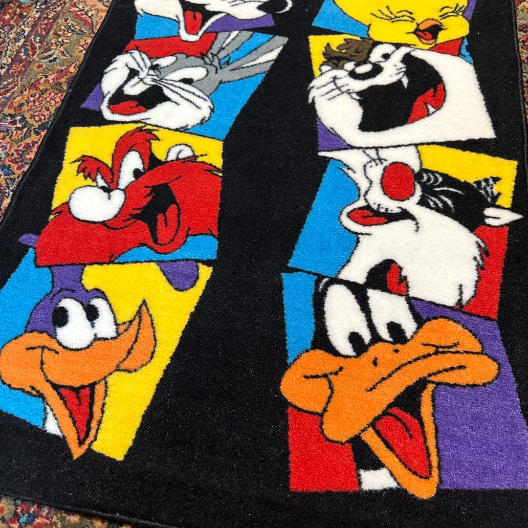 ルーニーテューンズ　ワーナーブラザーズ　ラグ　マット　希少