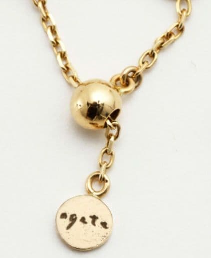 agete Dreamy Dreamy K10 チェーンリング オパール